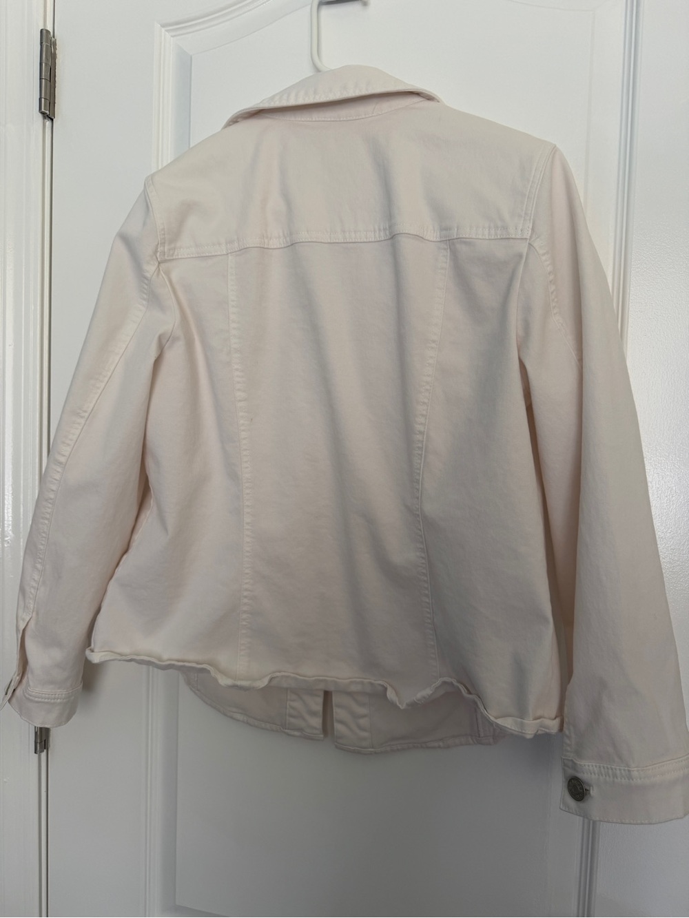 Chico's Button-Front Jean Jacket - Picture 2 of 3